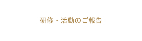 研修 活動のご報告